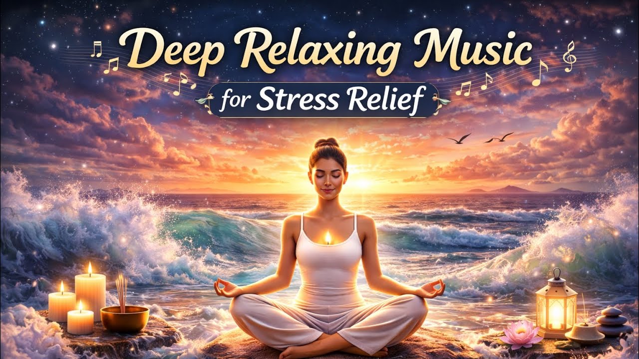 10 - 15 Mins Deep Relaxing Music for Stress Relief 🌿 | Calm Mind & Body | Peaceful Meditation Music