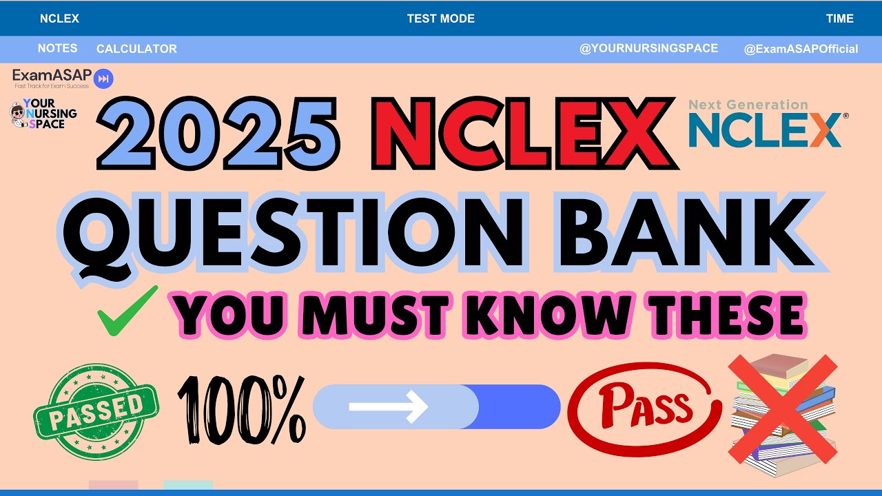 Сдайте NCLEX 2025! 🔥 Практические вопросы для медсестер и медсестер 🩺 | Адаптивный тест + объяснения