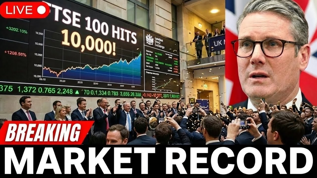 UK Markets SMASH RECORD &mdash; FTSE 100 Hits 10,000 for the First Time Ever