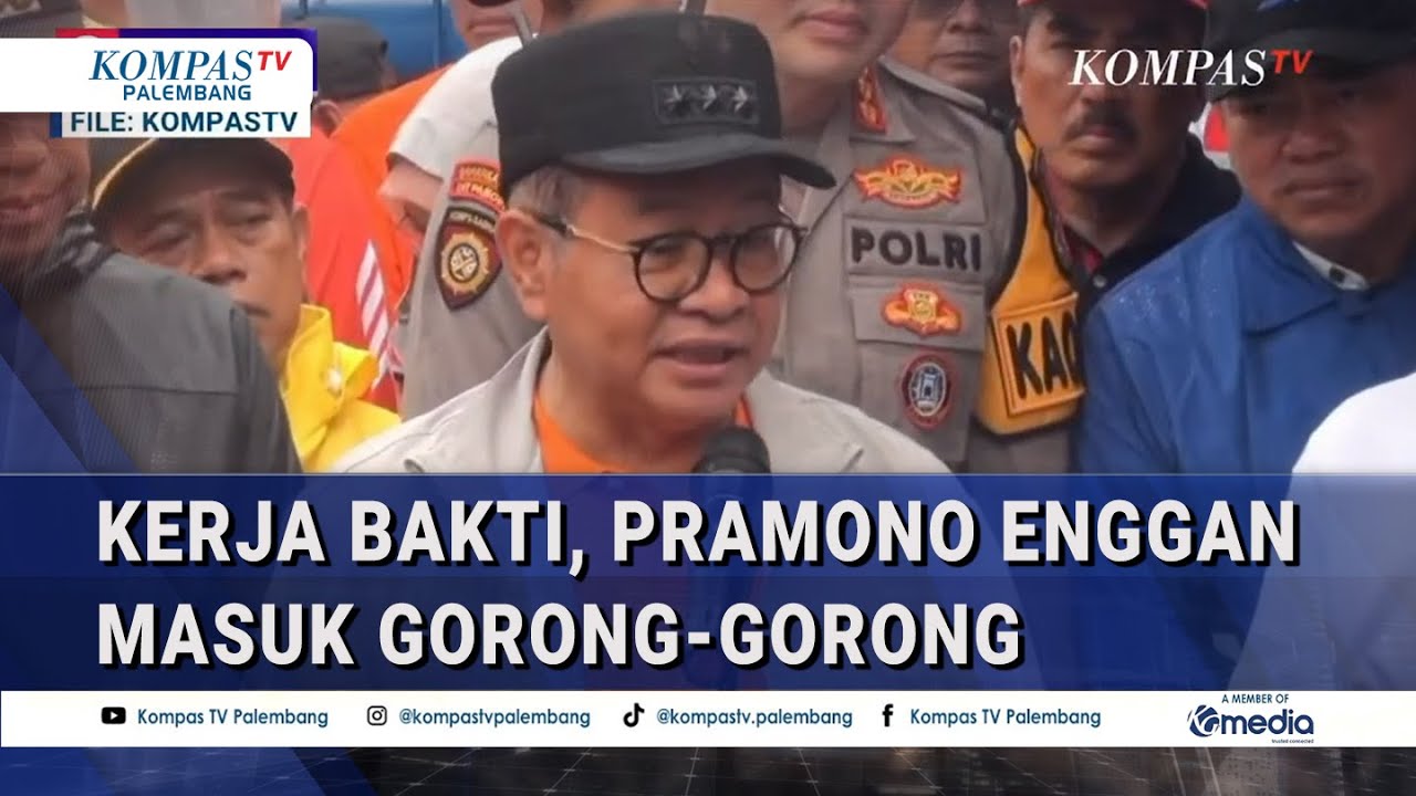 Pramono Enggan Masuk Gorong-Gorong saat Kerja Bakti, Ini Alasannya