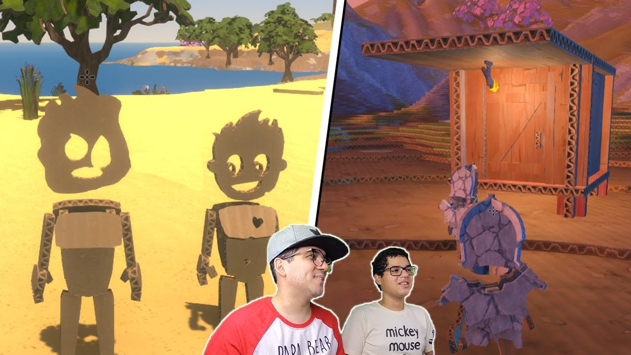 ENTRAMOS NO MUNDO TODO FEITO DE PAPELÃO!! (incrível)