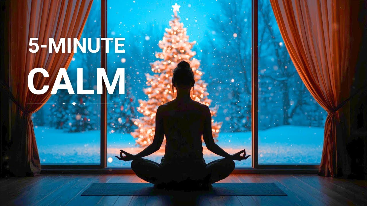 Holiday Season Stress Relief | Male Voice Guided Mindful Breathing