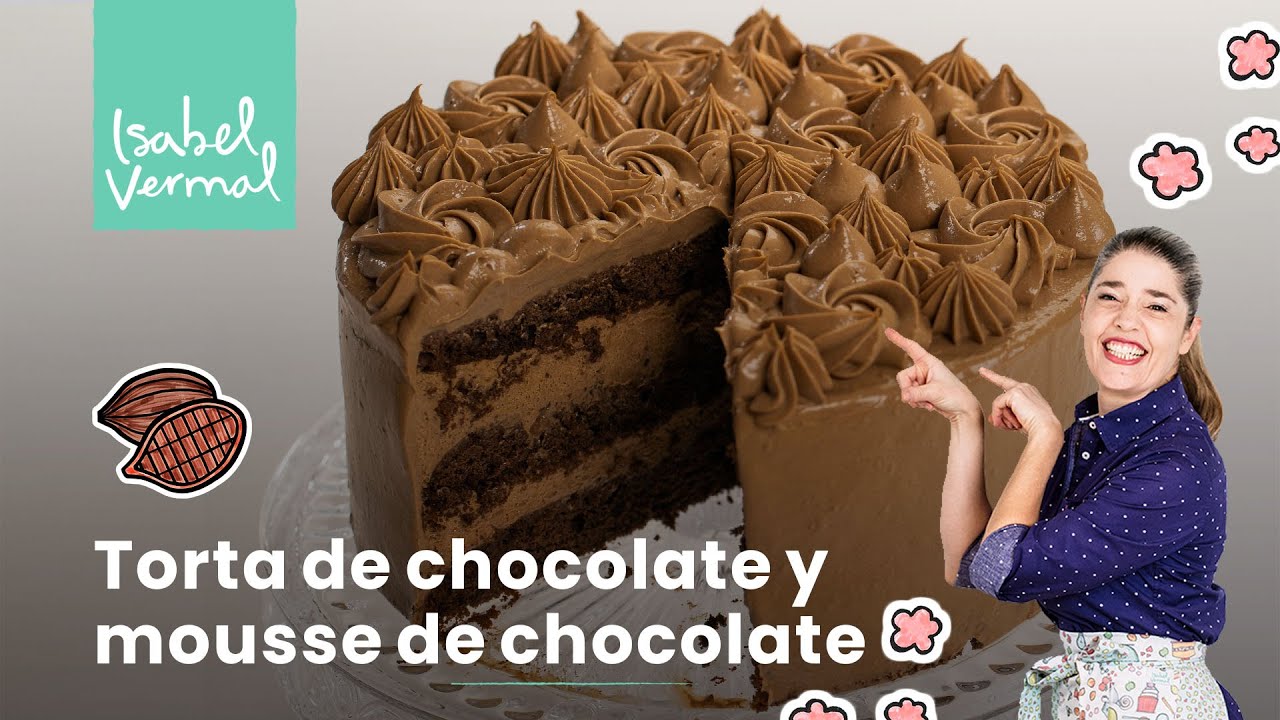 Torta de chocolate y mousse