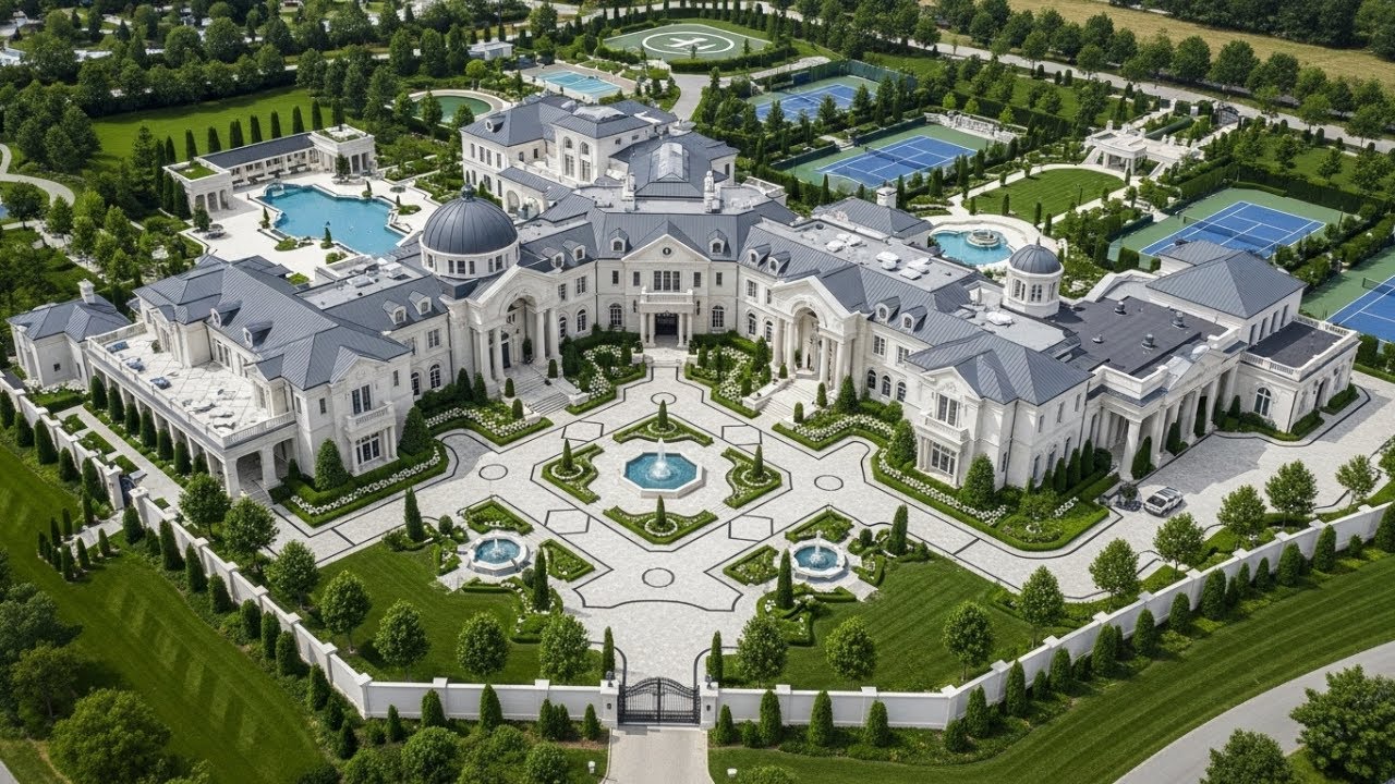 Inside the Millions-Dollar White & Ivory Royal Palace |  Timeless Luxury & Grandeur!