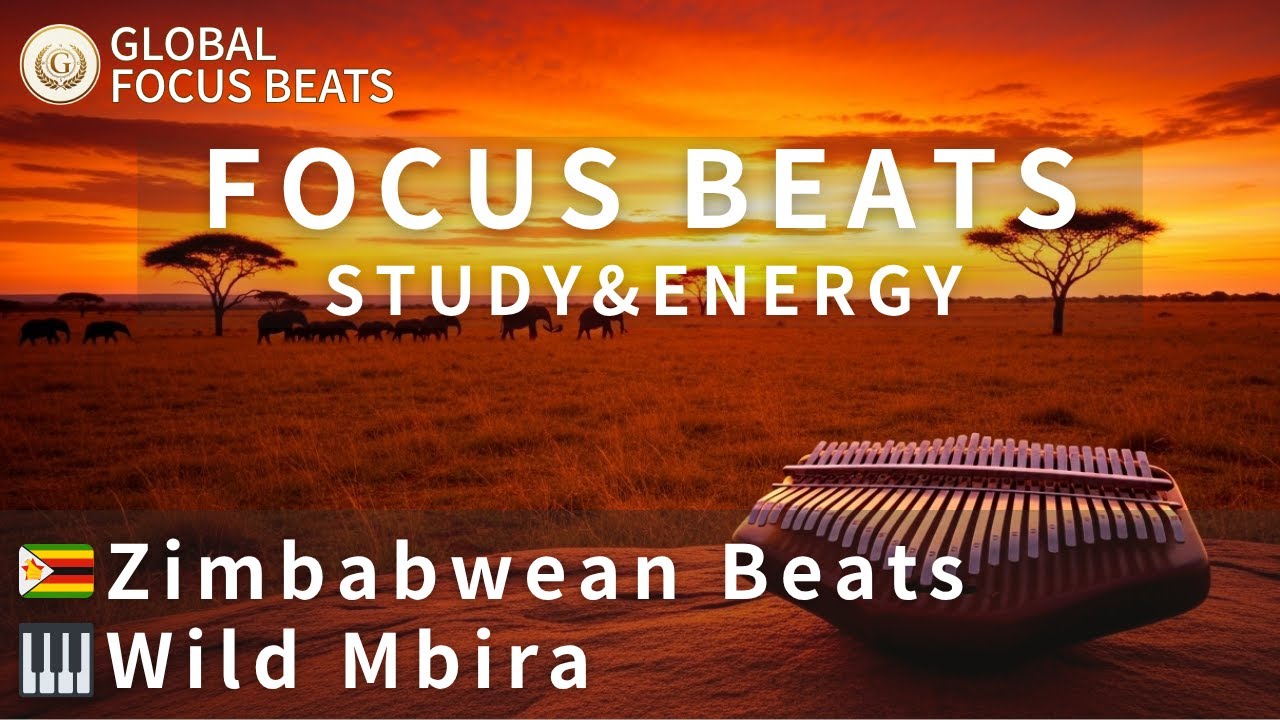 Deep Focus Lofi 🇿🇼 🎹 Zimbabwean Mbira Beats | Meditative Focus Ambient for Study&Meditation 2Hours+