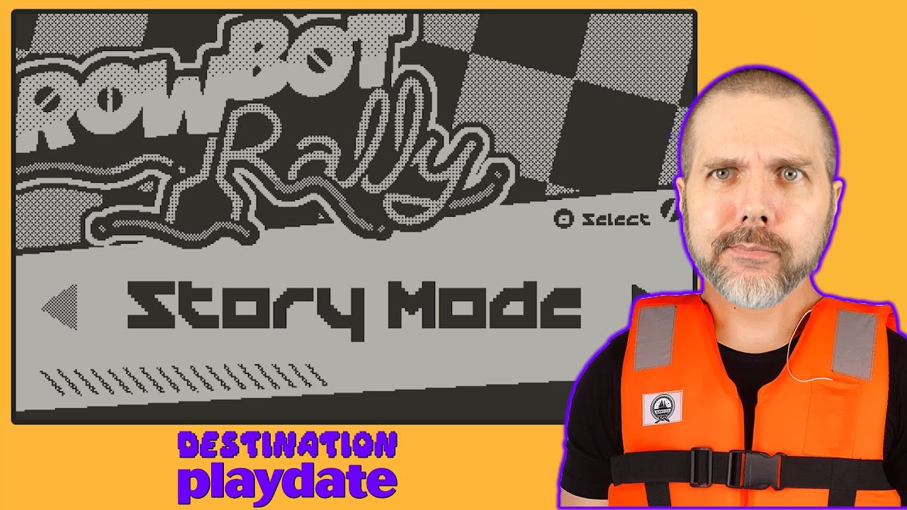 RowBot Rally - Playdate gameplay + impressions