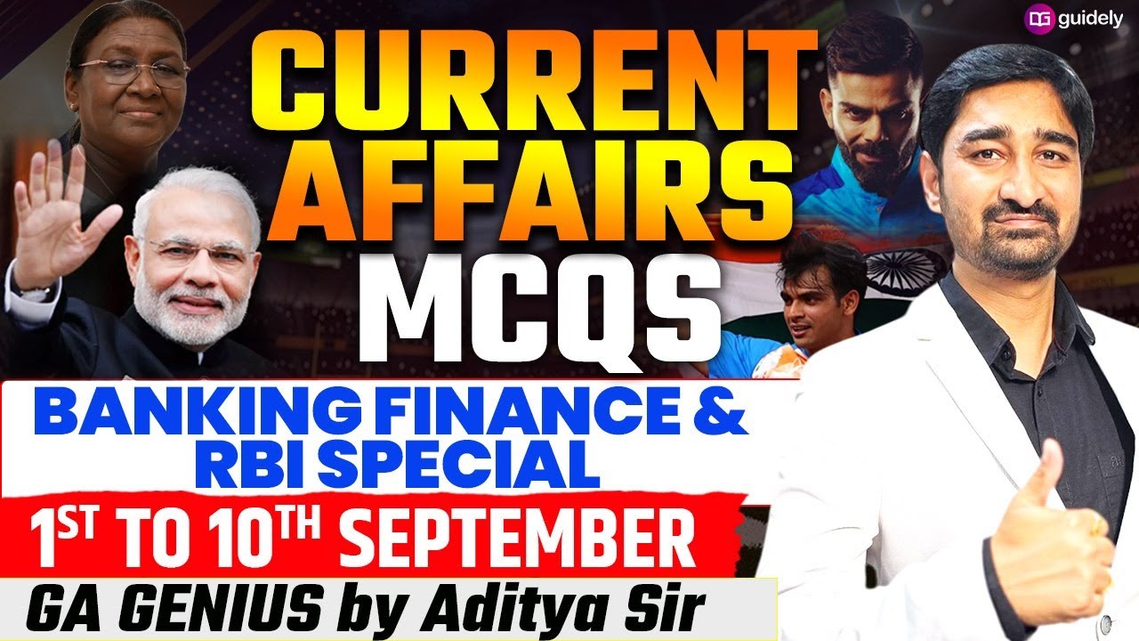 1-10 Sept 2025 | Banking, Finance & RBI MCQs For All Bank Exams | Banking Current Affairs By Aditya