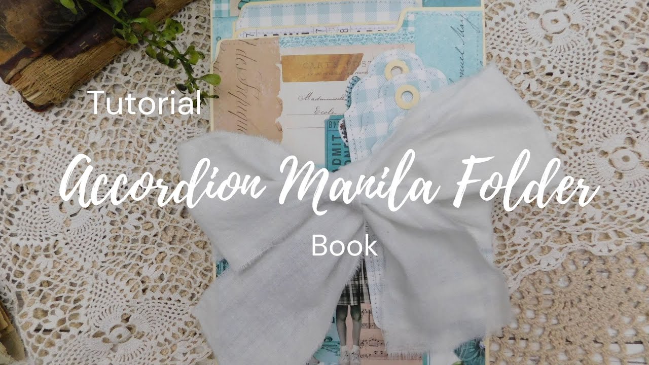 Accordion File Folder Book - Tutorial