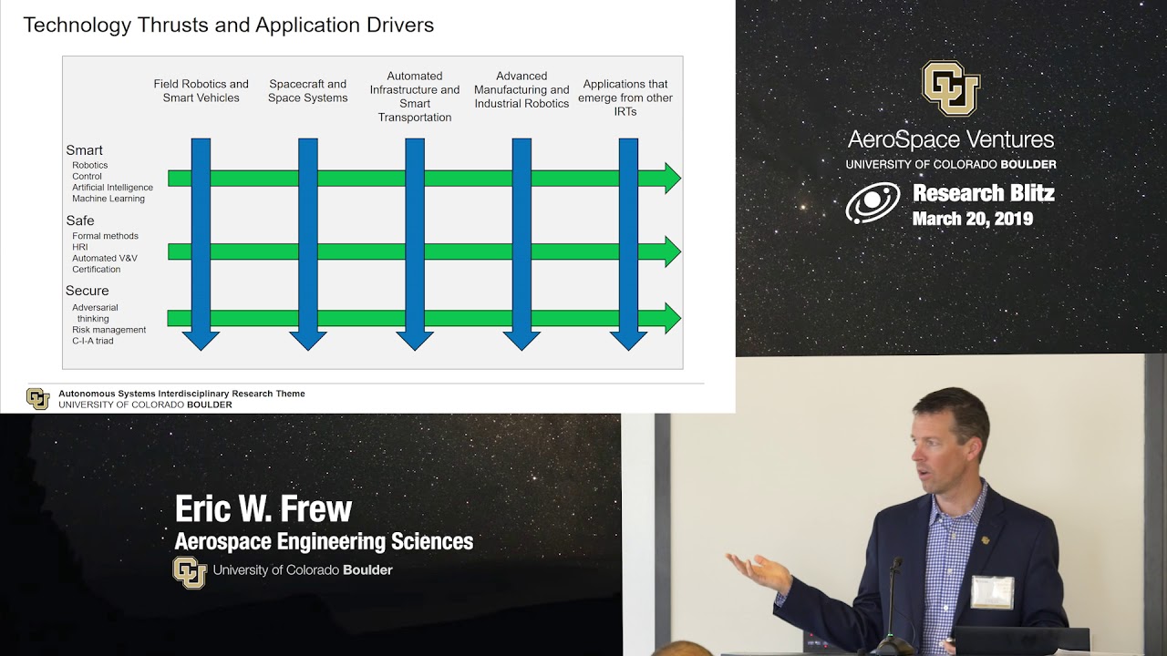 CU Boulder AeroSpace Ventures: Eric Frew, Autonomous Systems