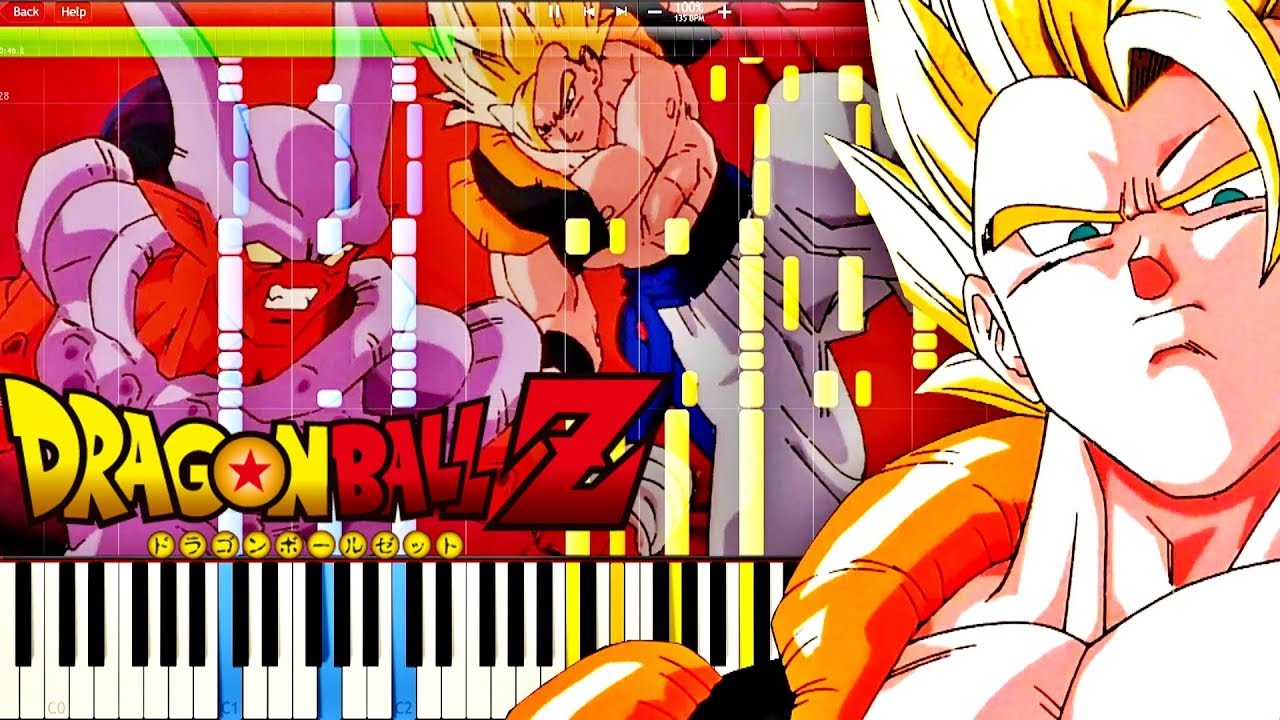 Dragon Ball Z OST - Gogeta's Theme | Piano Tutorial