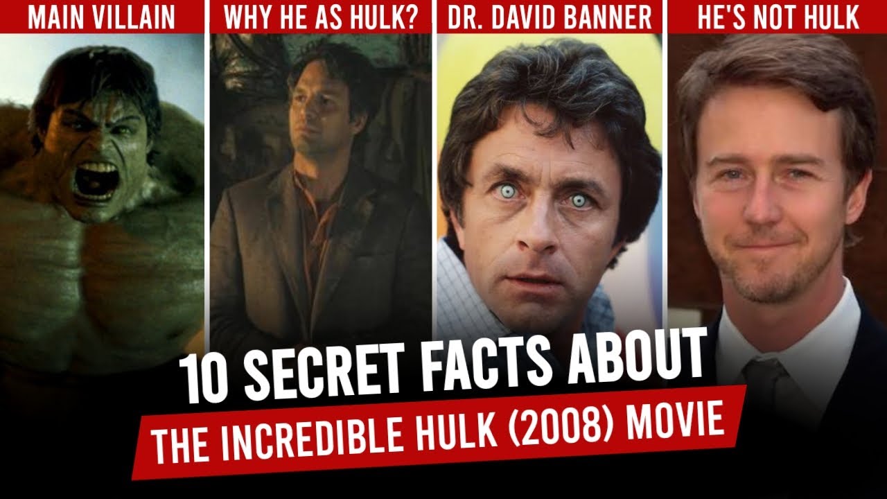 10 Secret Facts About The Incredible Hulk (2008) Movie | Explained In Hindi | MCU: Movie Facts