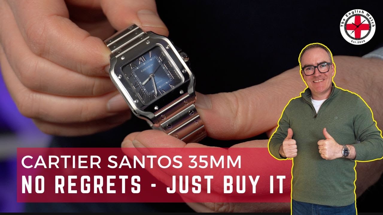Why This 35mm Cartier Santos is the Perfect Watch for Men