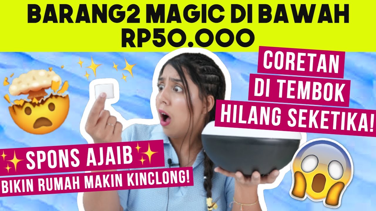 SPONS MAGIC PEMBERSIH SEGALA YANG SEMUA HARUS PUNYA! 😱 | #REEBUT 12