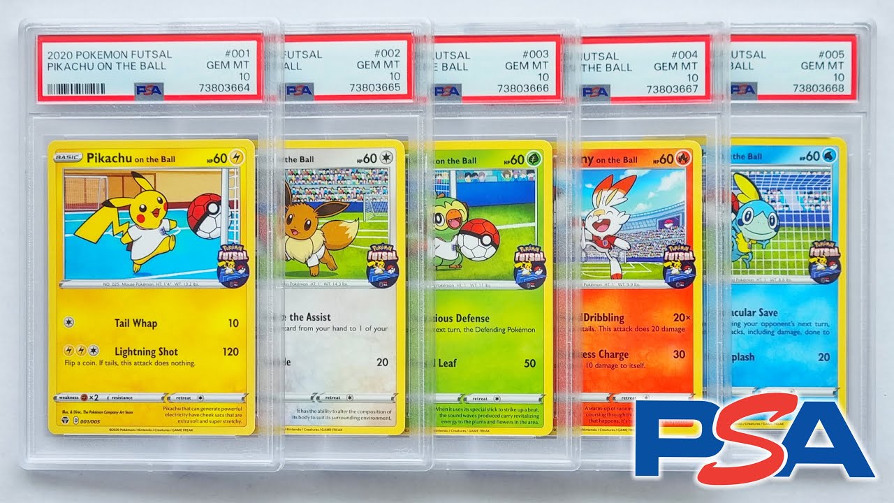 Complete PSA 10 Pokémon Futsal Set ~ PSA Graded Returns