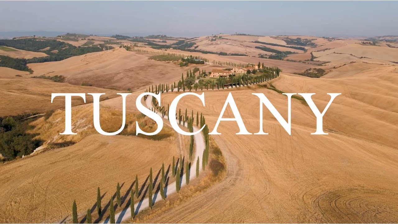 TUSCANY From above Beautiful Relaxing Music Calming Music Stress Relief Meditation