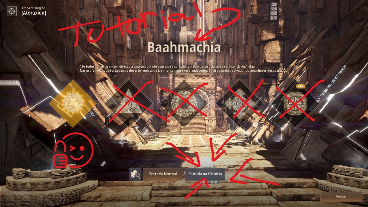 Tutorial de Atoraxion - Baahmachia (primeira DG de Black Desert Online)