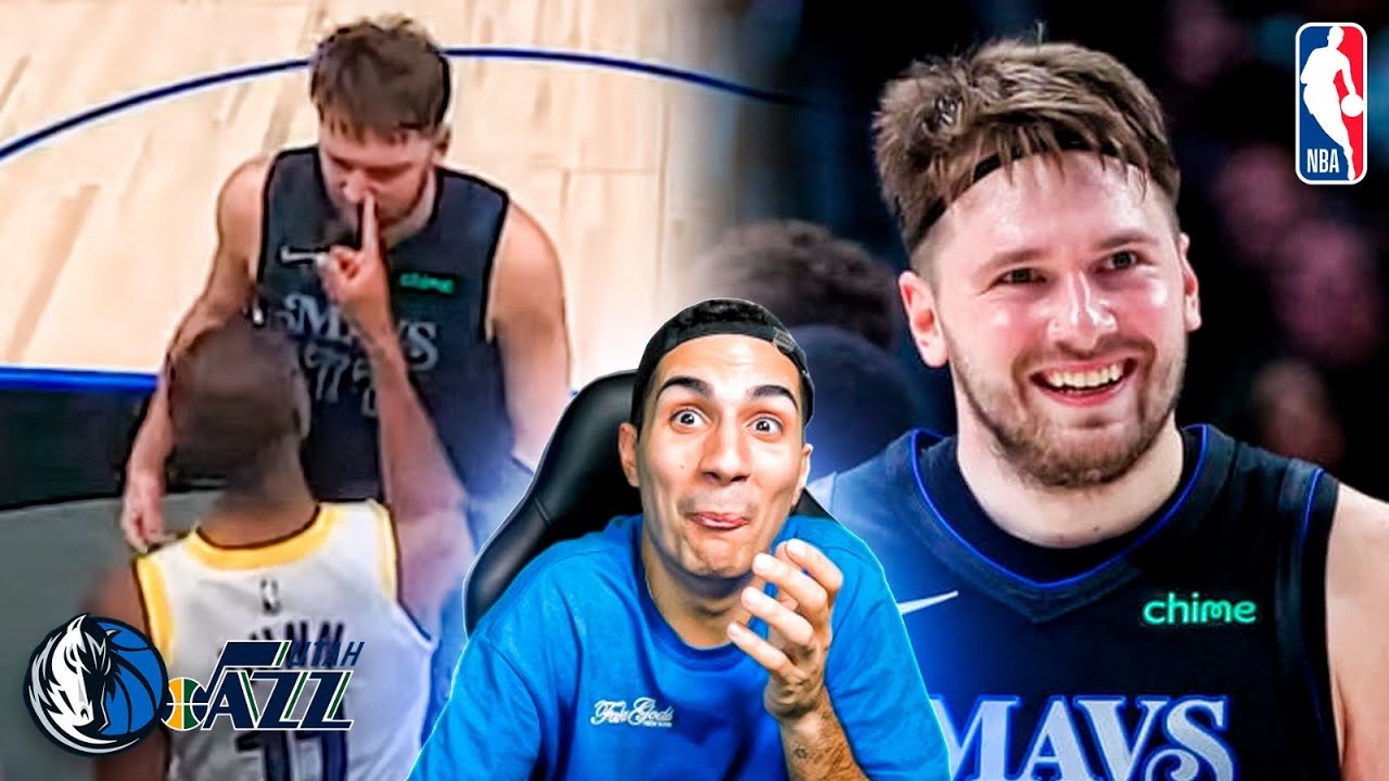 “SE ENFADA PORQUE ME LO ESTOY COMIENDO”😂🫵🏼 ¡VACILADA DE LUKA Y 40 PUNTOS! - MAVS vs JAZZ