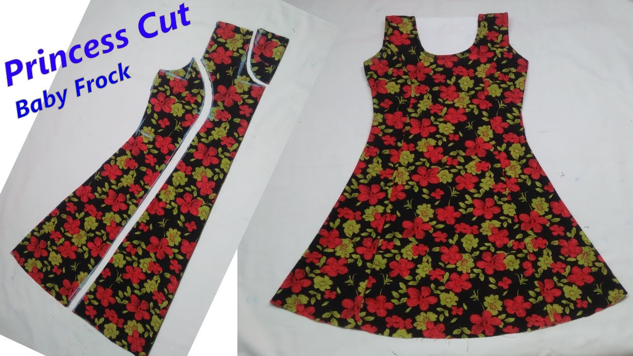 Beautiful prince cut baby frock cutting and stitching/3-4 year old girl dress cutting and stitching