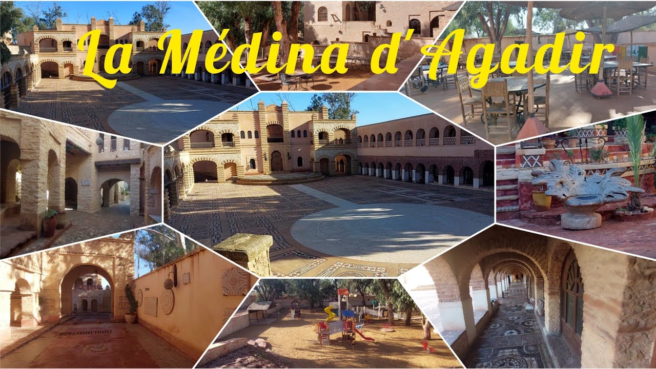 مكان هادئ لساكنة اكادير لاميدينا  la médina D'agadir