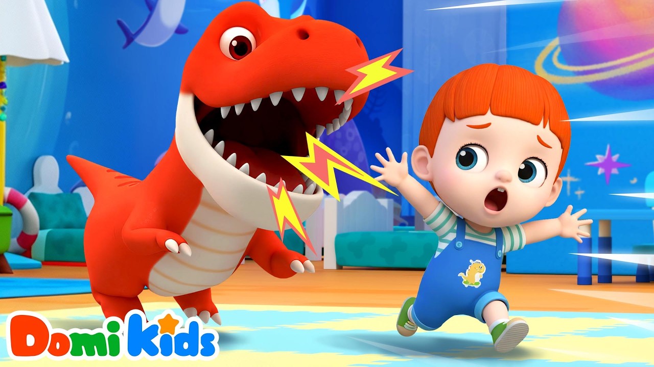Dino Is Coming [NEW] | Sing Along Domi Kids | Nursery Rhymes & Kids Songs