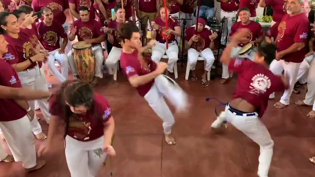 Roda ap&oacute;s aula do Mes Iranir no 6&ordm; Ginga&ecirc; camaradinha (CDO)