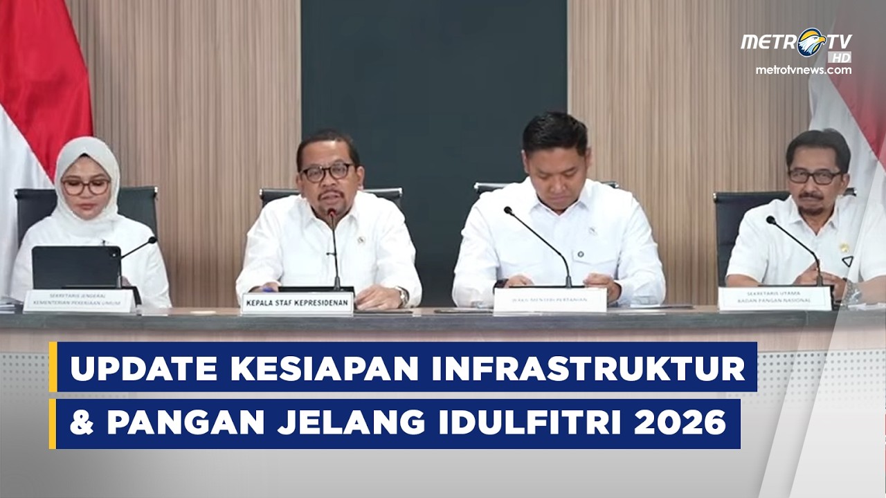 BREAKING NEWS - PEMERINTAH UPDATE KESIAPAN INFRASTRUKTUR DAN PANGAN JELANG NYEPI & IDULFITRI (18/3)