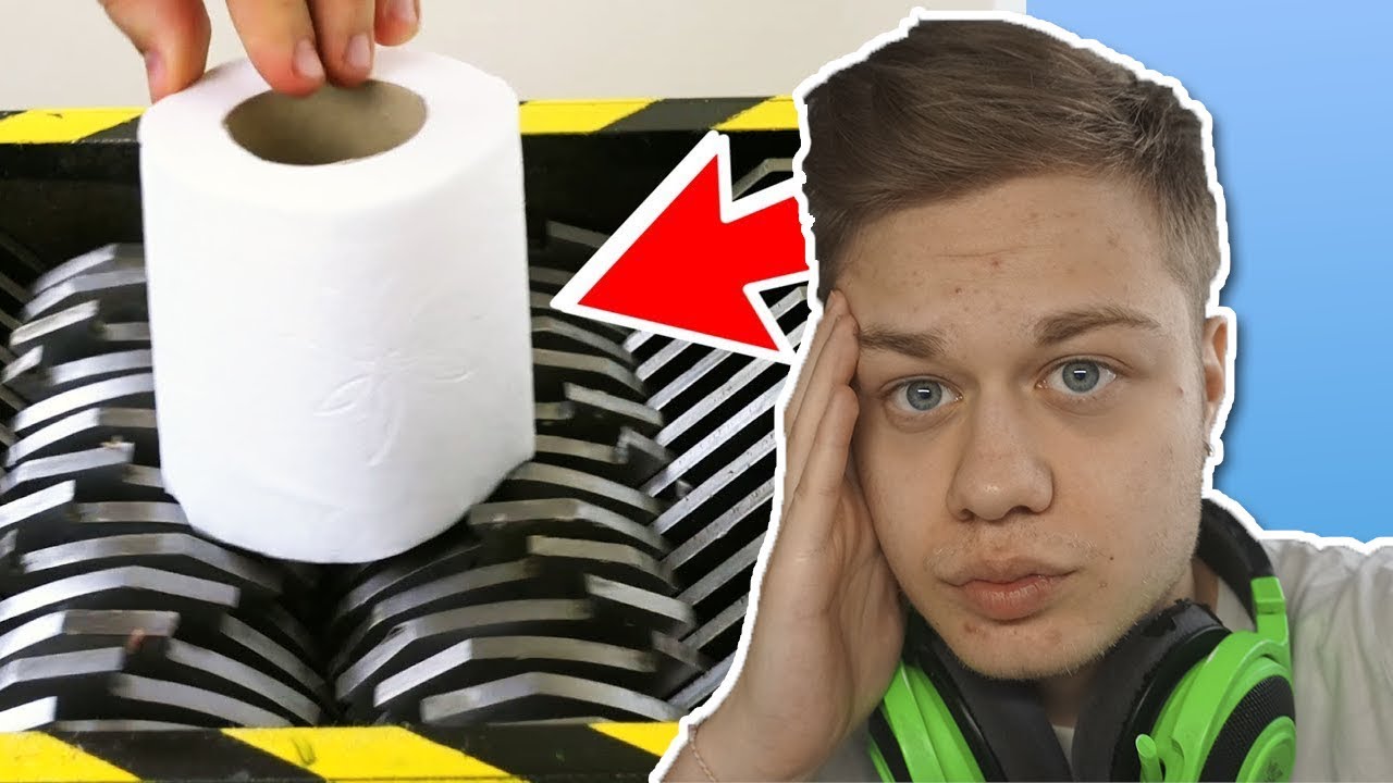 TRITURATORE VS OGGETTI COMUNI!