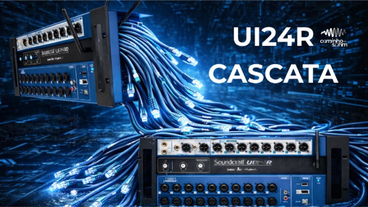 Como usar duas UI24R em Cascata | Soundcraft UI24R na Prática