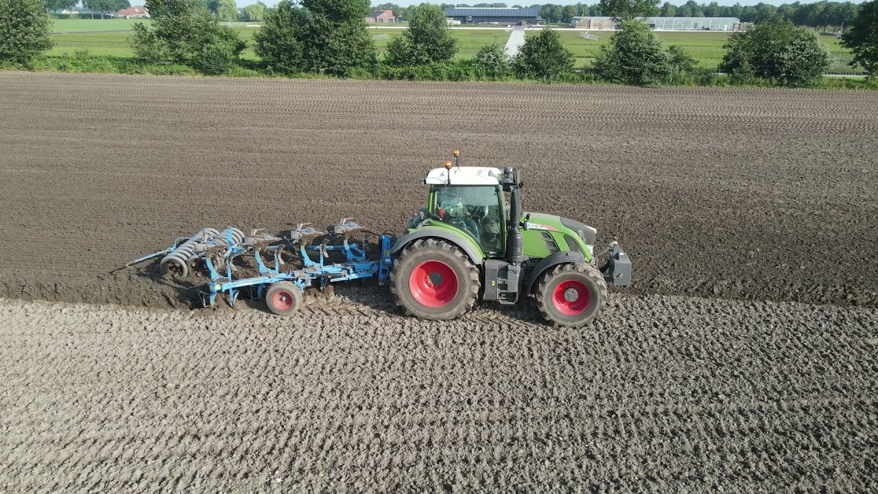 Ploughing | Fendt 718 Vario | Lemken Variopal 7 | Ploegen