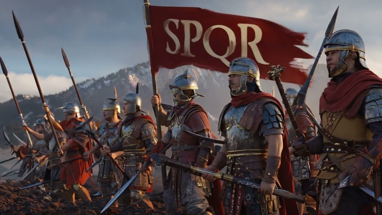 The legendary march of the Roman legion⚔️ | Roma! Roma! Gloria aeterna! #spqr  #RomanEmpire