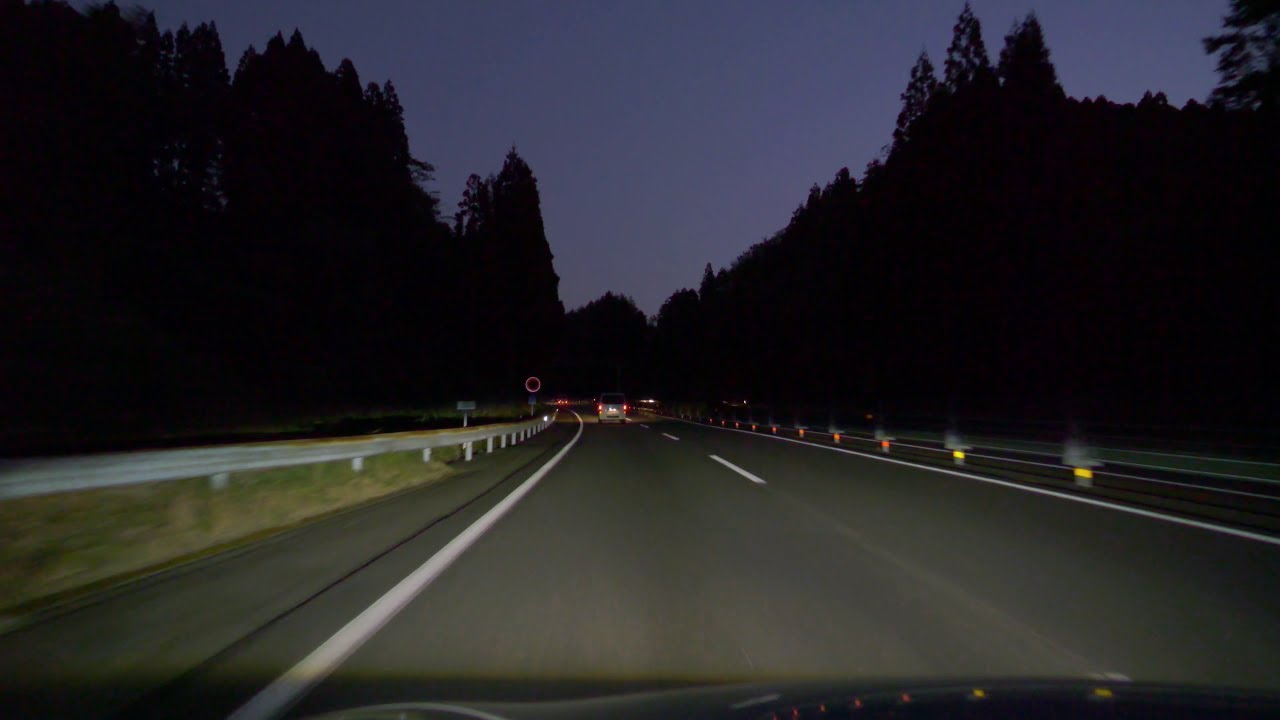 【4K/60fps】こよいの宮崎道 下り線