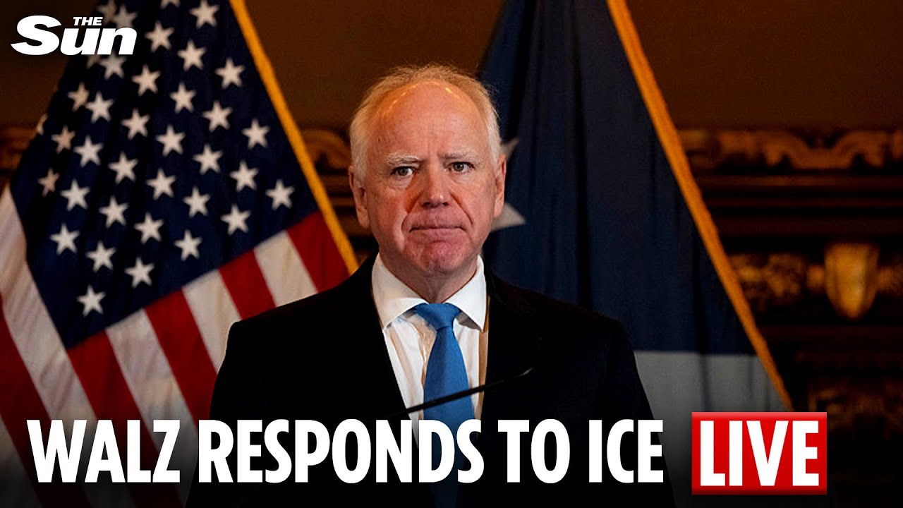 LIVE: Governor Tim Walz responds to third shooting involving federal agents