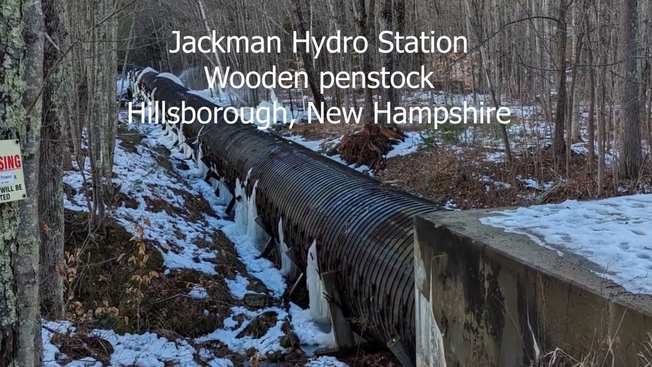 Jackman Hydro Wooden Penstocks - Hillsborough, New Hampshire