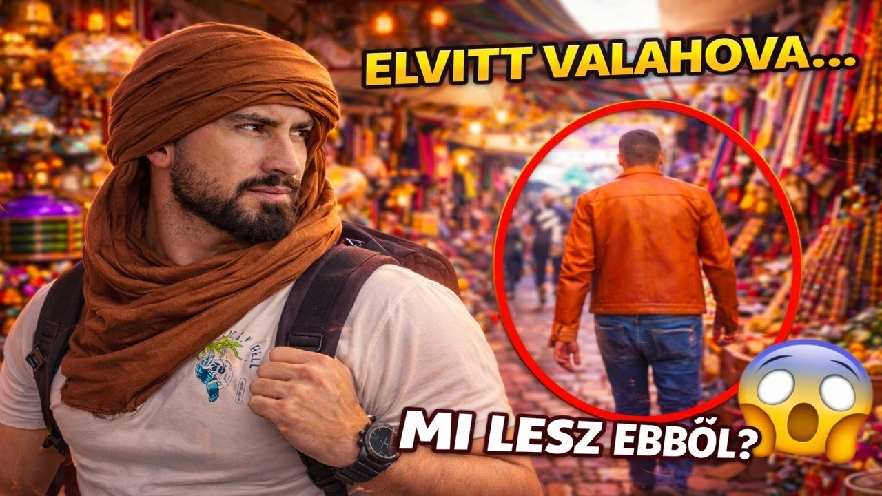 K&Ouml;VETT&Uuml;NK EGY IDEGENT MAROKK&Oacute;BAN...VAJON MI LESZ EBBŐL?😱🇲🇦