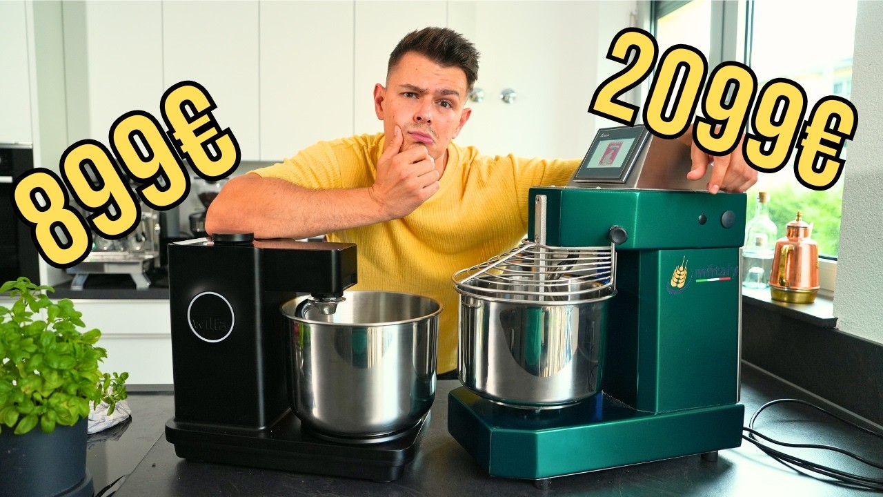 Knetmaschinen Vergleich: WILFA Probaker vs. MF Italy Minimix Pro5