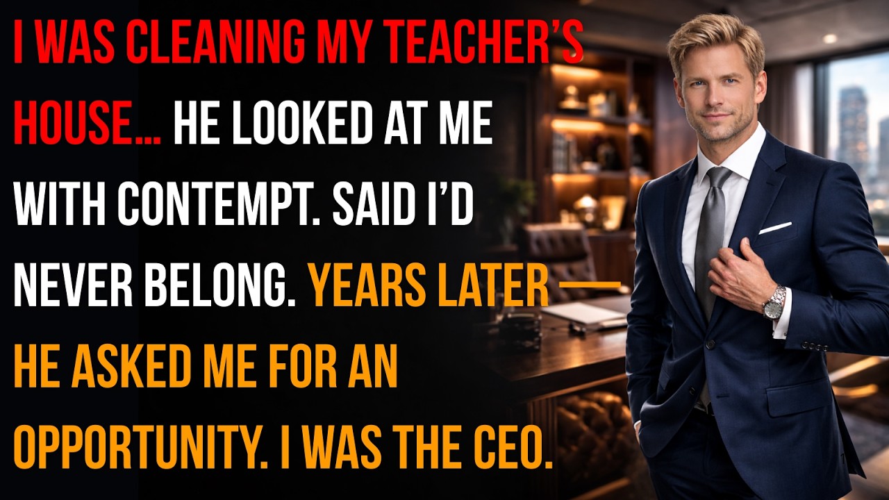 He Humiliated Me at 16… 22 Years Later He Walked Into My Office Begging Me For a Job