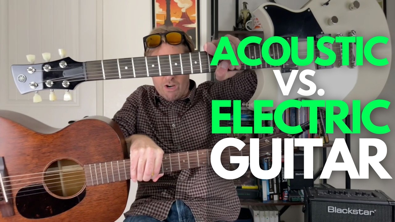 Should You Learn On Acoustic or Electric Guitar? Guitar Lessons with Stuart!
