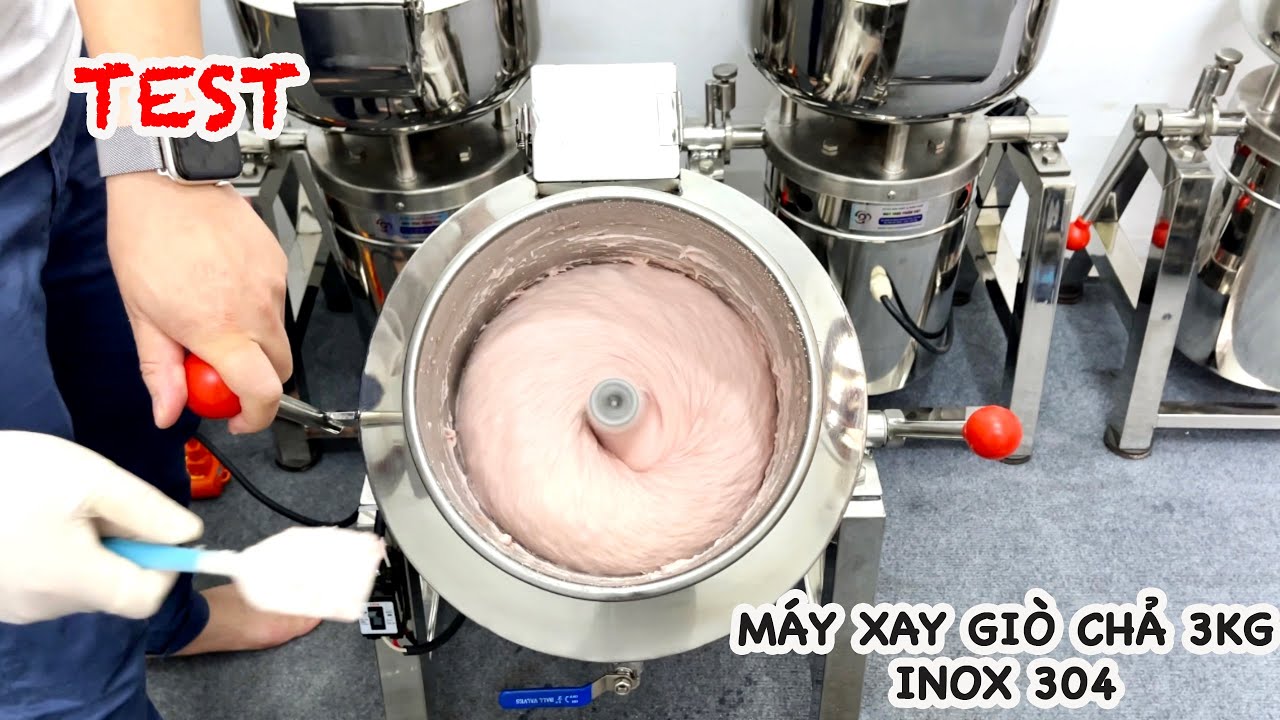 [Test] Máy Xay Giò Chả 3Kg Bầu Đúc ✅ Chỉ Từng Bước Cách Làm Giò Chả