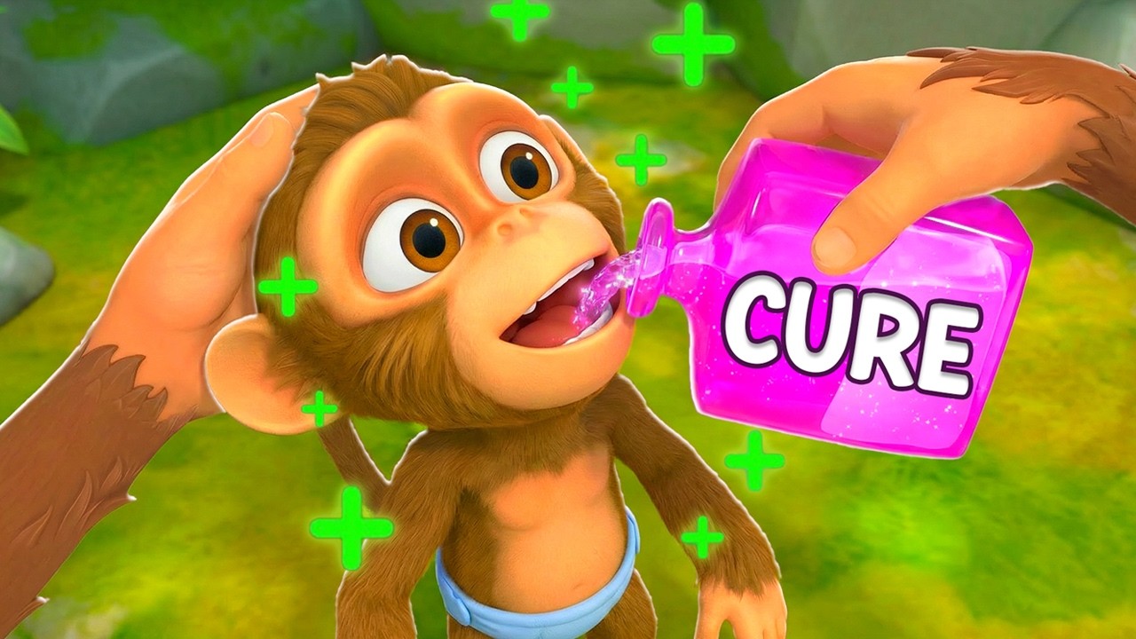I Cured My BABY MONKEY of the ZOMBIE VIRUS! (I Am Monkey VR)