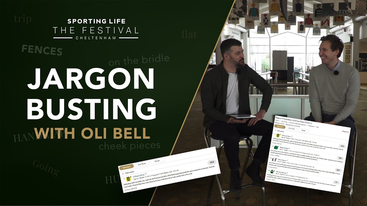 Racing jargon busting with Oli Bell