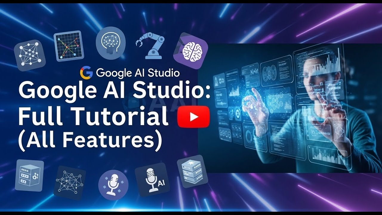 Google AI Studio Full Tutorial | All Features Explained | How to use Free AI Tools (Complete Guide)