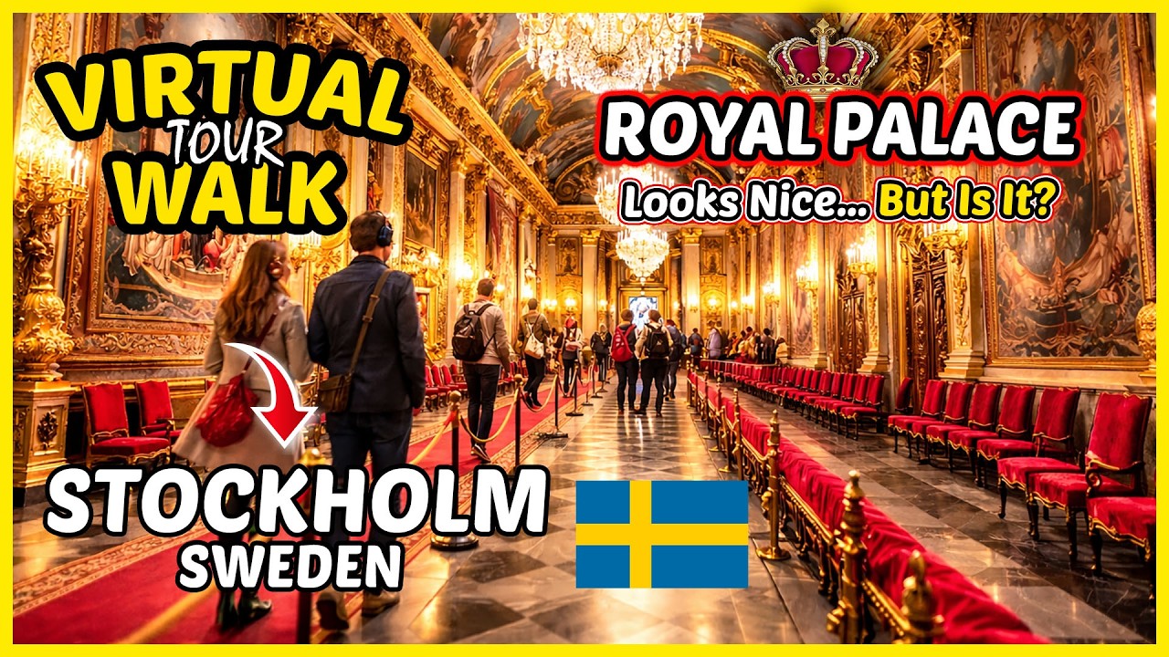 Full Tour of Stockholm Royal Palace 👑 | Walk Through the Royal Rooms ✨