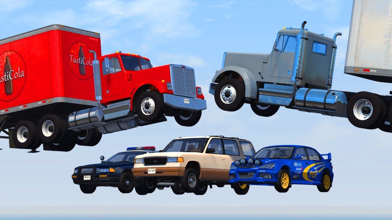 2016 RECAP My best Crashes this year !(Total Destruction,Cannons vs cars,trucks) - BeamNG Drive