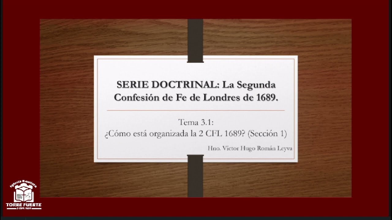 SERIE DOCTRINAL: La 2 CFL de 1689; Tema 3.1 &iquest;C&oacute;mo est&aacute; organizada la 2 CFL 1689? (Secci&oacute;n 1)