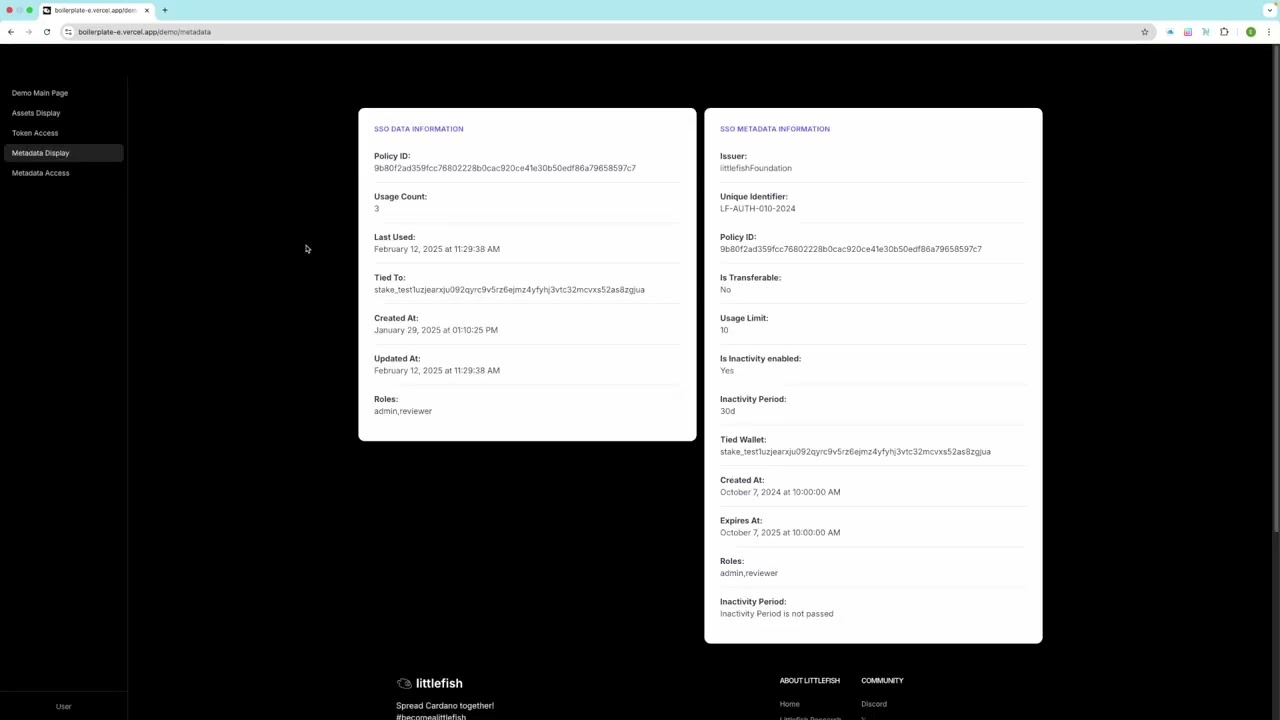 Cardano NFT-Auth Framework - Project Close out Video