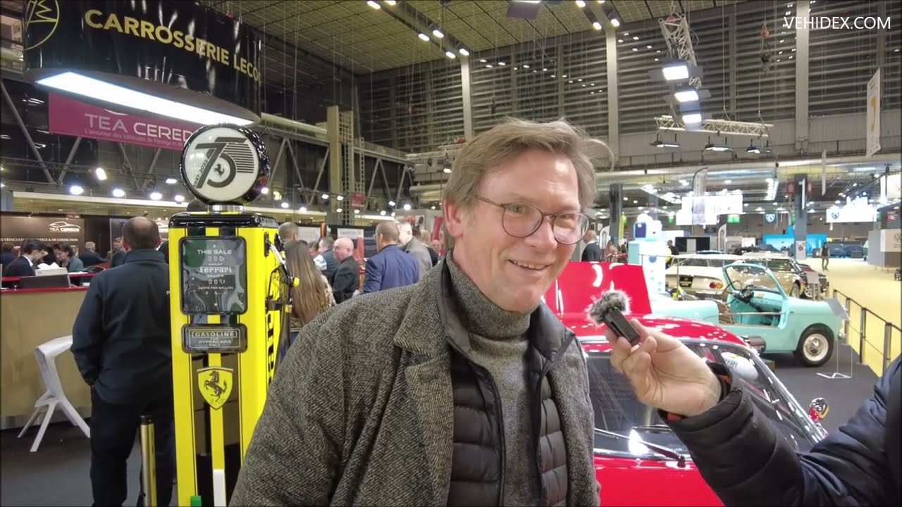 Laurent Romejko au Salon R&eacute;tromobile 2023