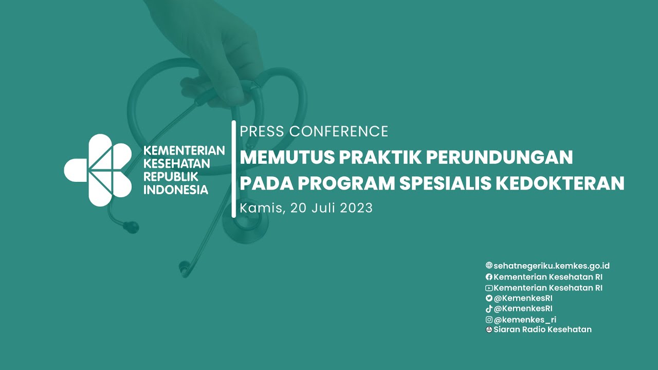 Konferensi Pers: Memutus Praktik Perundungan Pada Program Spesialis Kedokteran