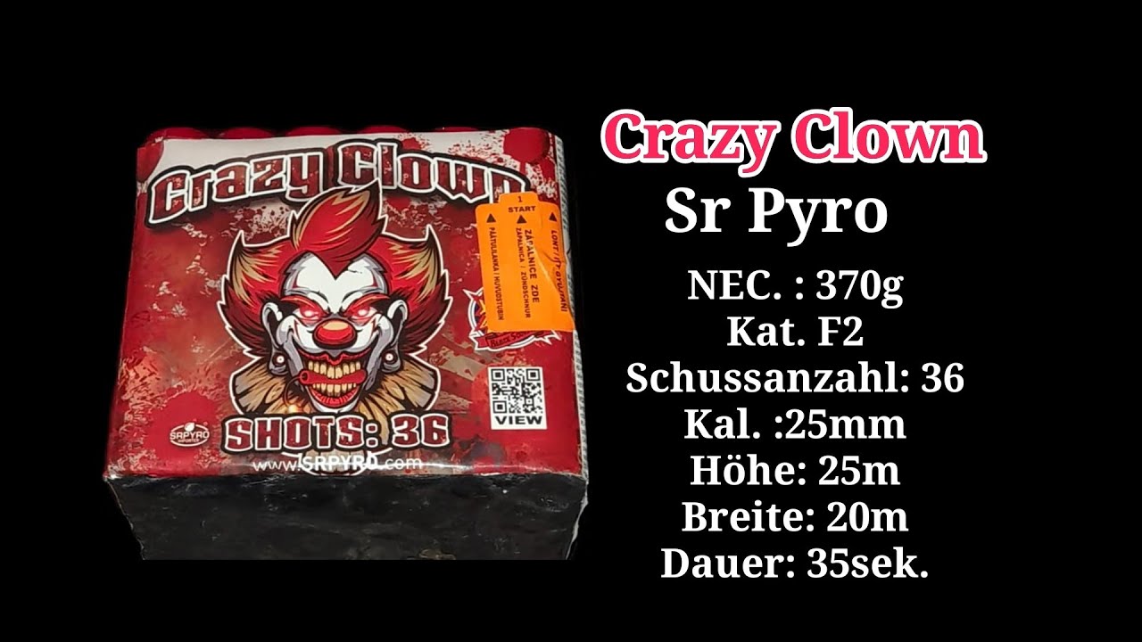 SRPYRO - CRAZY CLOWN | Kat. F2