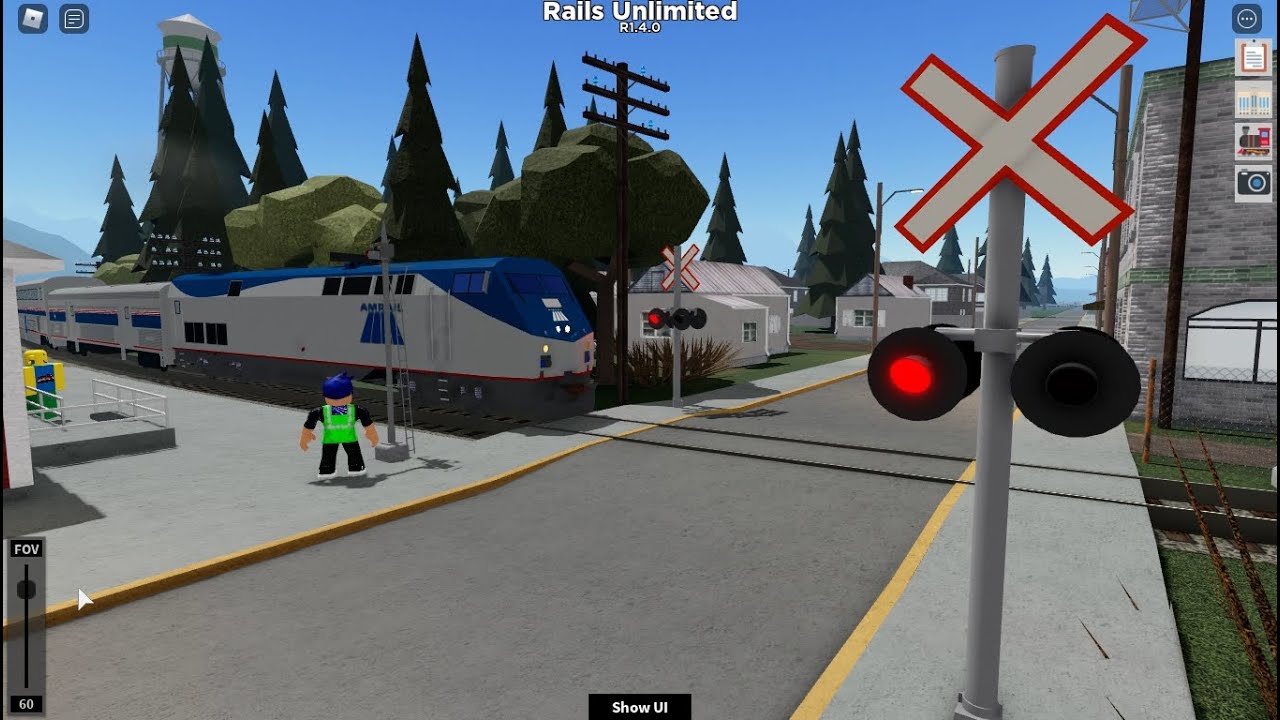 Roblox Rails Unlimited Railfanning #30 w/ A QA Assistant