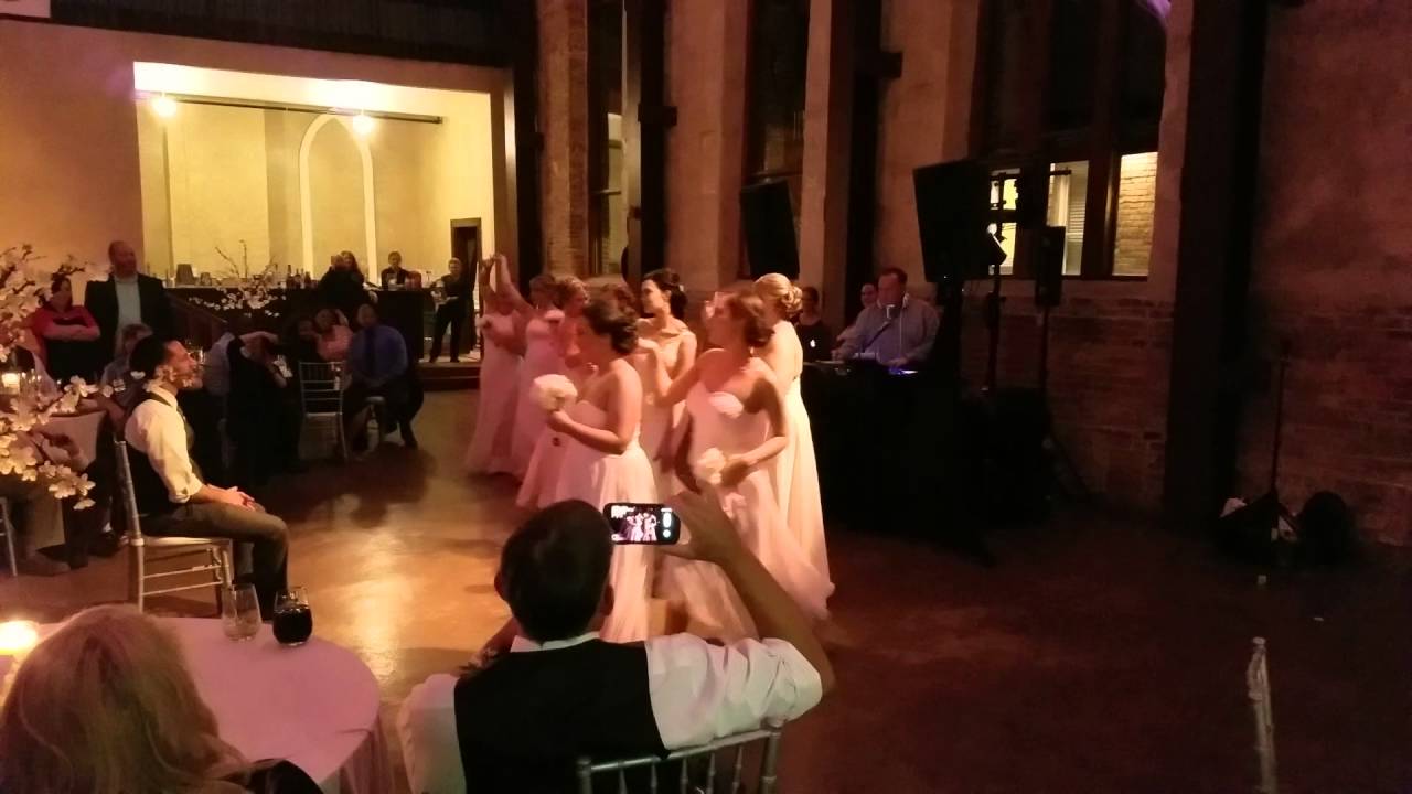 Bridesmaid dance pitch perfect wedding surprise 2016 awesome funny epic party
